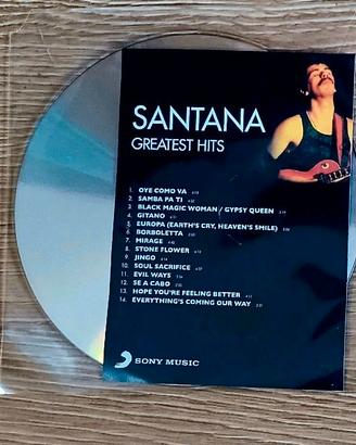 Santana CD "Greatest Hits" in bustina trasparente