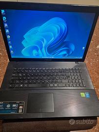 Asus R752L 17” i7 SSD 240 GB RAM 12 GB Win 11
