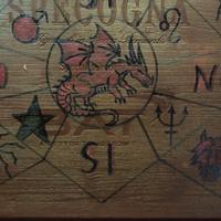 tavola divinatoria in legno,