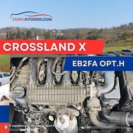 Motore opel crossland x 1.2 benzina EB2FA opt.h /h