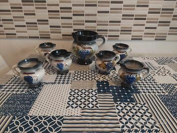 Set in ceramica  stile rustico