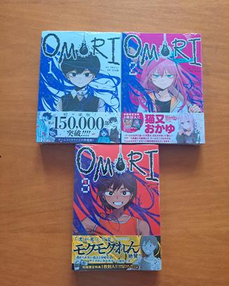 Omori manga vol. 1, 2 & 3