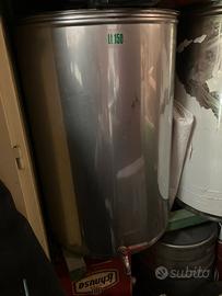 fusto  150 litri acciaio inox per olio o vino