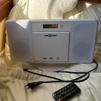 Lettore CD + Radio OneConcept Bianco Stereo