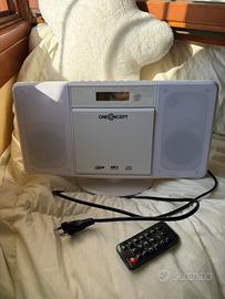 Lettore CD + Radio OneConcept Bianco Stereo