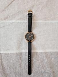 Orologio classico nero 