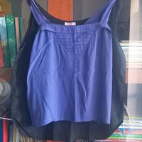 2 top/canottiere nera e viola tg 42 gerry weber ig