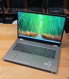 Workstation Hp zBook 17 pollici, quadro 16gb