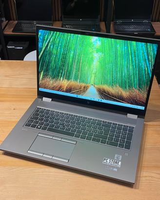 Workstation Hp zBook 17 pollici, quadro 16gb