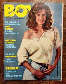 Rivista BOY MUSIC LORI SINGER  Musica N. 19 - 1984