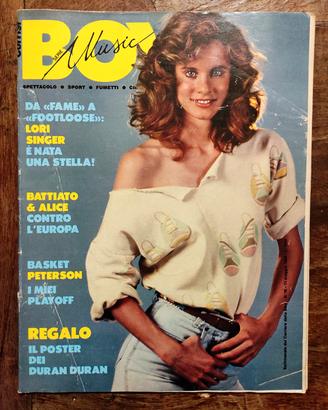 Rivista BOY MUSIC LORI SINGER  Musica N. 19 - 1984