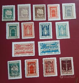 Fiume 1923/24 - lotto 15 francobolli 