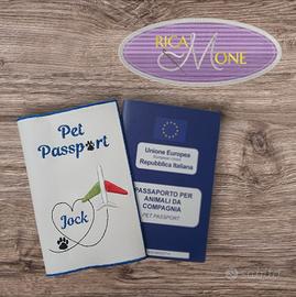 porta libretto e passaporto per animali