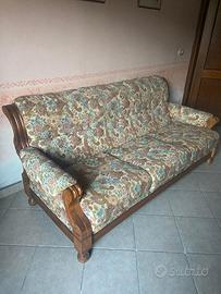 Divano vintage in legno