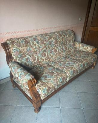 Divano vintage in legno