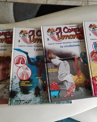 Lotto 4 Libri Esplorando Il Corpo Umano DeAgostini
