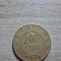 moneta 200 lire anno 1978