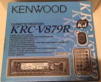 Kenwood KRC-V879R autoradio  a cassetta Nuova
