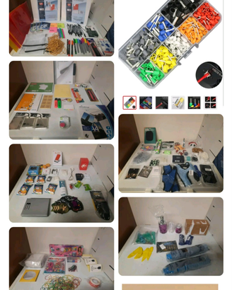 Set 14500 pz casalinghi decoupage accessori cartol