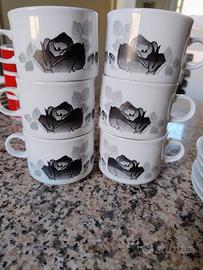 6 tazze da cappuccino