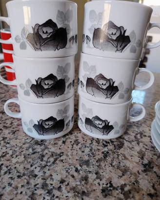 6 tazze da cappuccino