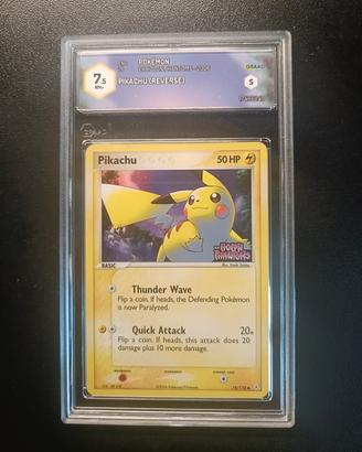 Carta Pokemon Pikachu ex fantasmi di holon holo