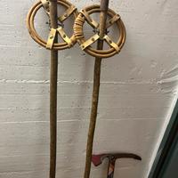 Racchette e picozza vintage