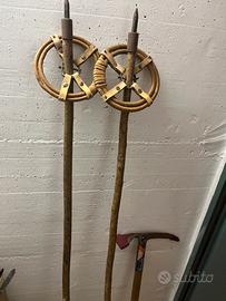 Racchette e picozza vintage