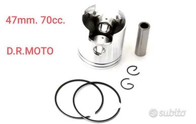 pistone per motori am6 70cc 47mm e da 49cc 90cc