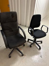 Sedie con e senza braccioli