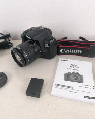 Canon 1300d Video FULL HD Wi-Fi PARI AL NUOVO