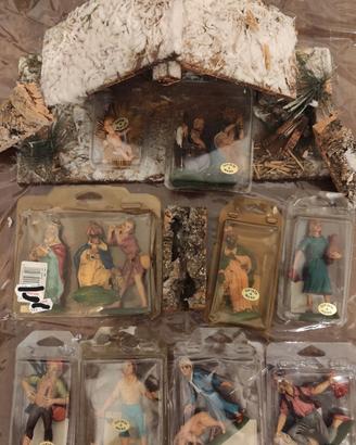 Presepe Vintage Anni '60/'70: Capanna e statuine
