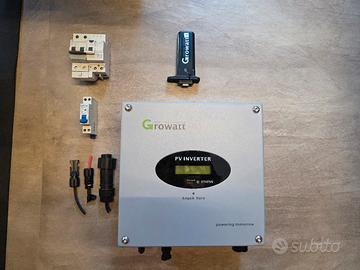 Inverter Growatt 2000-S + Wi-Fi + Kit Quadro AC