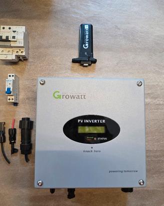 Inverter Growatt 2000-S + Wi-Fi + Kit Quadro AC