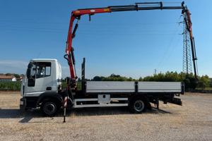 Eurocargo 120.25 Gru DN 7.7 + Jib e cassone fisso