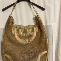 Borsa Borbonese in pelle di tapiro e rettile