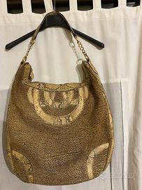 Borsa Borbonese in pelle di tapiro e rettile