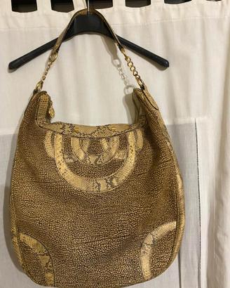 Borsa Borbonese in pelle di tapiro e rettile