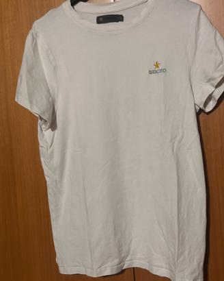 T-shirt bianca “Esercito”, tgl. S uomo