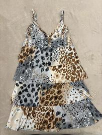 Abito estivo maculato taglia M