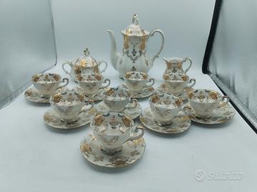 servizio Caffè 9 tazzine ceramica Bavaria 