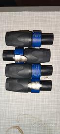 Connettori speakon NL4FX professionali Neutrik 4p