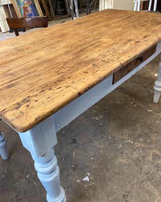 Tavolo legno osteria testaurato
