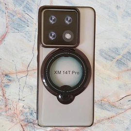 Custodia Trasparente Bordi Anello Xiaomi 14T Pro