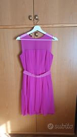 Abito rosa con scialle, XS, Max Mara 