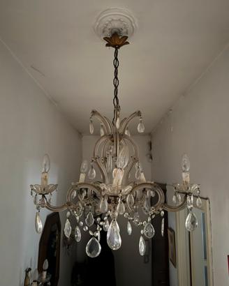 lampadario a soffitto in stile "Maria Teresa"