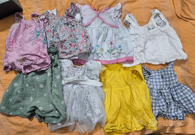 Lotto abbigliamento 6-9 mesi 53 pezzi