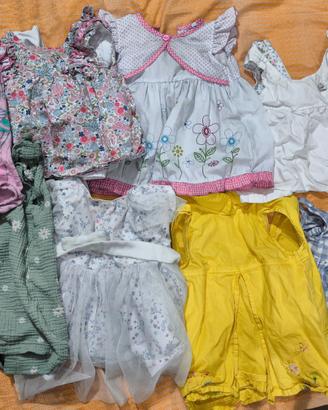 Lotto abbigliamento 6-9 mesi 53 pezzi