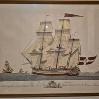 Stampa veliero danese - Tagliagambe Giacomo