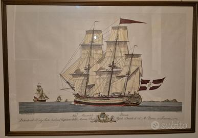 Stampa veliero danese - Tagliagambe Giacomo